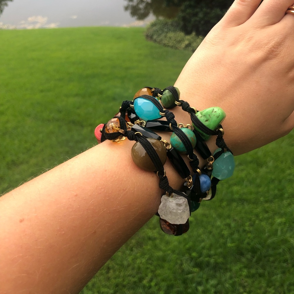 Multi-rhinestone Bracelet